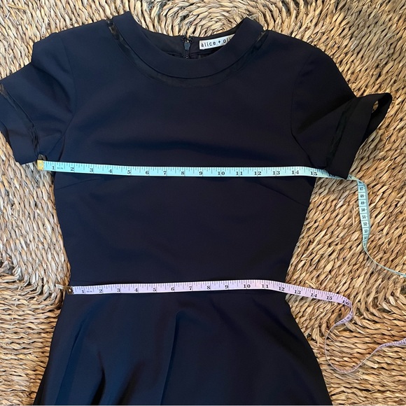 Alice + Olivia Frances Mini Flared Dress - Picture 12 of 12